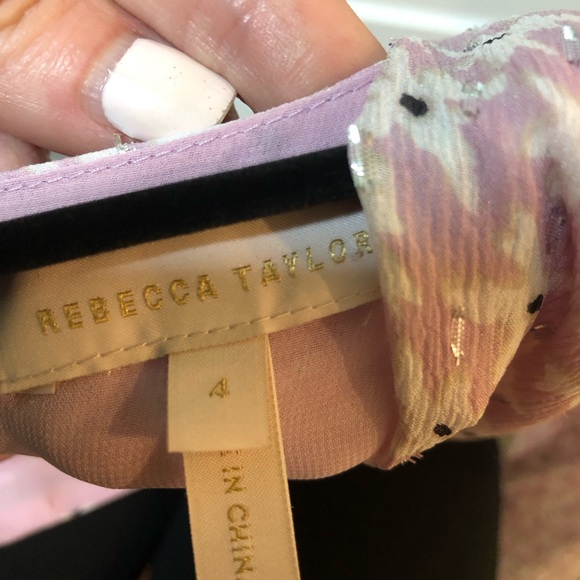 Rebecca Taylor gorgeous star fleur dress size 4 - Picture 9 of 10